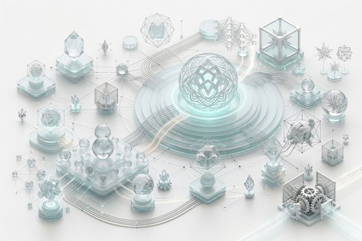 조직의 지식과 업무 맥락이 연결되는 AI context layer 이미지